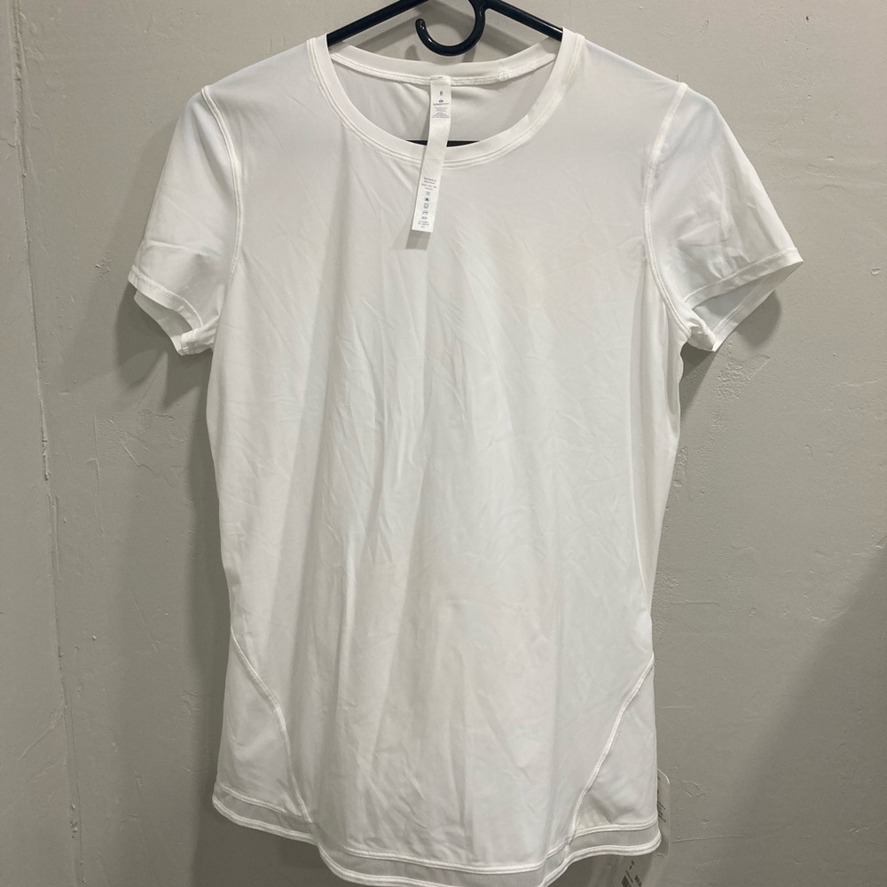 Lululemon Athletica White Short Sleeve Tee NWT